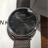 Calvin Klein High Noon Black Dial Silver Mesh Bracelet Watch for Men - K8M21121 Authentic Buy Shop Now