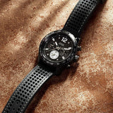 Guess Fleet Chronograph Black Dial Black Rubber Strap Watch for Men - W0971G1 Authentic Buy Shop Now