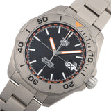 Tag Heuer Aquaracer Bamford Automatic Black Dial Grey Steel Strap Watch for Men - WAY208F.BF0638 Authentic Buy Shop Now