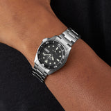 Seiko 5 Sports SKX Automatic Black Dial Silver Steel Strap Watch For Men - SRPK29K1 Authentic Buy Shop Now