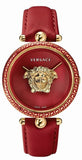 Versace Palazzo Empire Red Dial Red Leather Strap Watch for Women - VCO120017 Authentic Buy Shop Now