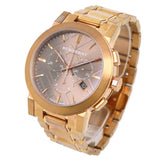 Burberry The City Grey Dial Rose Gold Steel Strap Watch for Men - BU9353 Authentic Buy Shop Now