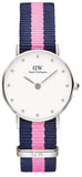 Daniel Wellington Classy Winchester White Dial Two Tone NATO Strap Watch For Women - DW00100073 Authentic Buy Shop Now