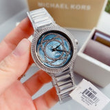 Michael Kors Kerry Mother of Pearl Dial Silver Strap Watch for Women - MK3480 Authentic Buy Shop Now