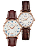 Mido Baroncelli III Automatic Silver Dial Brown Leather Strap Watch For Women - M7600.2.21.8 Authentic Buy Shop Now