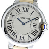 Cartier Ballon Bleu Silver Dial Two Tone Steel Strap Watch for Unisex Watch - W69008Z3 Authentic Buy Shop Now