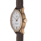 Tissot Chemin Des Tourelles Powermatic 80 Lady Silver Dial Brown Leather Strap Watch For Women - T099.207.36.037.00 Authentic Buy Shop Now