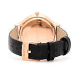 Swarovski Octea Nova Black Dial Black Leather Strap Watch for Women - 5650033 Authentic Buy Shop Now