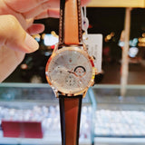 Maserati Ricordo Chronograph Silver Dial Brown Leather Strap Watch For Men - R8871633002 Authentic Buy Shop Now