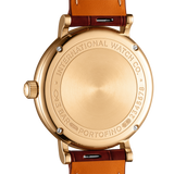 IWC Portofino Automatic Diamonds Silver Dial Red Leather Strap Watch for Women - IW357408 Authentic Buy Shop Now