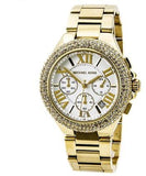 Michael Kors Camille Silver Diamonds Dial Gold Steel Strap Watch for Women - MK5756 Authentic Buy Shop Now