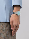 Gucci G Timeless Quartz Turquoise Dial Silver Steel Strap Unisex Watch - YA1265044 Authentic Buy Shop Now