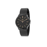 Calvin Klein Minimal Black Dial Black Mesh Bracelet Watch for Men - K3M21421 Authentic Buy Shop Now