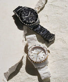 Fossil FB-01 Analog White Dial White Ceramic Strap Watch for Women - CE1107 Authentic Buy Shop Now