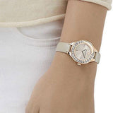 Swarovski Lovely Crystals Mini Grey Dial Grey Leather Strap Watch for Women - 5261481 Authentic Buy Shop Now