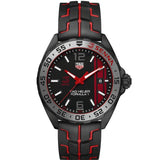 Tag Heuer Formula 1 Senna Special Edition Black Dial Two Tone Rubber Strap Watch for Men - WAZ1014.FT8027 Authentic Buy Shop Now