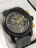 Burberry Sport Endurance Chronograph Grey Dial Grey Rubber Strap Watch for Men - BU7713 Authentic Buy Shop Now