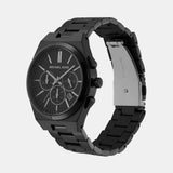 Michael Kors Lennox Chronograph Black Dial Black Steel Strap Watch For Men - MK9146 Authentic Buy Shop Now