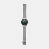 Emporio Armani Minimalist Quartz Green Dial Silver Mesh Bracelet Watch For Men - AR11578 Authentic Buy Shop Now