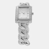 Michael Kors Emery Three Hand Silver Dial Silver Steel Strap Watch For Women - MK7299 Authentic Buy Shop Now