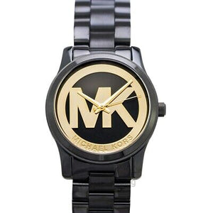 Michael Kors Runway Black Dial Black Steel Strap Watch for Women - MK6057 Authentic Buy Shop Now