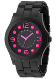 Marc Jacobs Pelly Black Dial Black Silicone Strap Watch for Women - MBM2529 Authentic Buy Shop Now