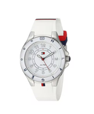 Tommy Hilfiger White Dial White Rubber Strap Watch for Women - 1781271 Authentic Buy Shop Now