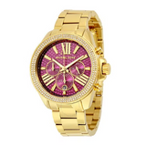 Michael Kors Wren Purple Dial Gold Steel Strap Watch for Women - MK6290 Authentic Buy Shop Now