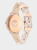 Emporio Armani Kappa Quartz Rose Gold Dial Pink Leather Strap Watch For Women - AR11010 Authentic Buy Shop Now