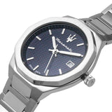 Maserati Stile Blue Dial Silver Steel Strap Watch For Men - R8853142006 Authentic Buy Shop Now