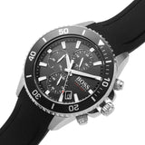 Hugo Boss Admiral Black Dial Black Silicone Strap Watch for Men - 1513912 Authentic Buy Shop Now