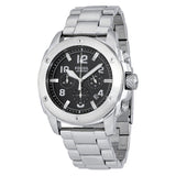 Fossil Modern Machine Black Dial Silver Steel Strap Watch for Men - FS4926 Authentic Buy Shop Now