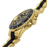 Michael Kors Everest Chronograph Black Dial Two Tone Steel Strap Watch For Men - MK8979 Authentic Buy Shop Now