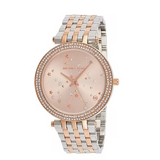 Michael Kors Darci Rose Gold Dial Two Tone Steel Strap Watch for Women - MK3726 Authentic Buy Shop Now