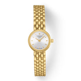 Tissot T Lady Lovely Silver Dial Gold Steel Strap Watch For Women - T058.009.33.031.00 Authentic Buy Shop Now