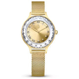 Swarovski Octea Nova Analog Gold Dial Gold Mesh Strap Watch for Women - 5649993 Authentic Buy Shop Now