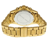 Michael Kors Everest Chronograph Blue Dial Gold Steel Strap Watch for Women - MK5754 Authentic Buy Shop Now