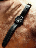 Guess Fleet Chronograph Black Dial Black Rubber Strap Watch for Men - W0971G1 Authentic Buy Shop Now