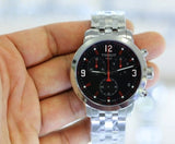 Tissot PRC 200 Asian Games Special Edition Black Dial Silver Steel Strap Watch For Men - T055.417.11.057.01 Authentic Buy Shop Now