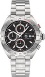 Tag Heuer Formula 1 Calibre 16 Automatic Chronograph Black Dial Silver Steel Strap Watch for Men - CAZ2010.BA0876 Authentic Buy Shop Now