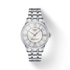 Tissot Chemin Des Tourelles Powermatic 80 Helvetic Silver Dial Silver Steel Strap Watch For Women - T099.207.11.116.00 Authentic Buy Shop Now