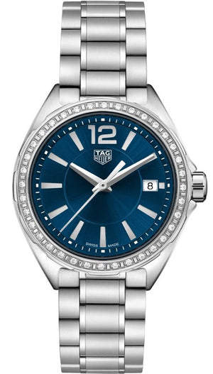 Tag Heuer Formula 1 Quartz Diamonds Blue Dial Silver Steel Strap Watch for Women - WBJ1316.BA0666 Authentic Buy Shop Now