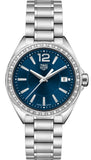Tag Heuer Formula 1 Quartz Diamonds Blue Dial Silver Steel Strap Watch for Women - WBJ1316.BA0666 Authentic Buy Shop Now
