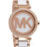 Michael Kors Parker White Dial Two Tone Steel Strap Watch for Women - MK6365 Authentic Buy Shop Now