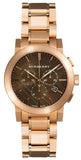 Burberry The City Grey Dial Rose Gold Steel Strap Watch for Men - BU9353 Authentic Buy Shop Now