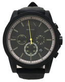 Armani Exchange Outerbanks Chronograph Black Dial Black Silicone Strap Watch For Men - AX1343 Authentic Buy Shop Now