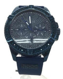 Guess Frontier Crystals Blue Dial Blue Silicon Strap Watch For Men - W1132G4 Authentic Buy Shop Now