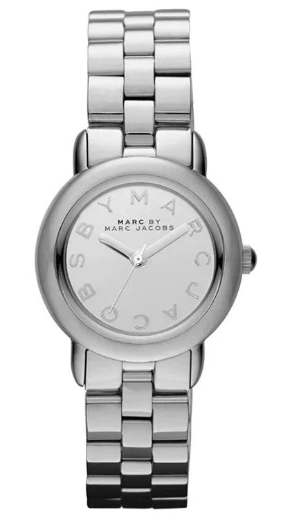 Marc Jacobs Marc Silver Dial Silver Steel Strap Watch for Women - MBM3173 Authentic Buy Shop Now