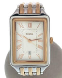 Fossil Raquel Three Hand White Dial Two Tone Steel Strap Watch For Women - ES5222 Authentic Buy Shop Now