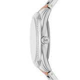 Michael Kors Janelle Silver Dial Two Tone Steel Strap Watch For Women - MK7383 Authentic Buy Shop Now